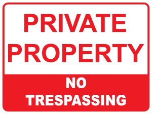 trespass after forbidden